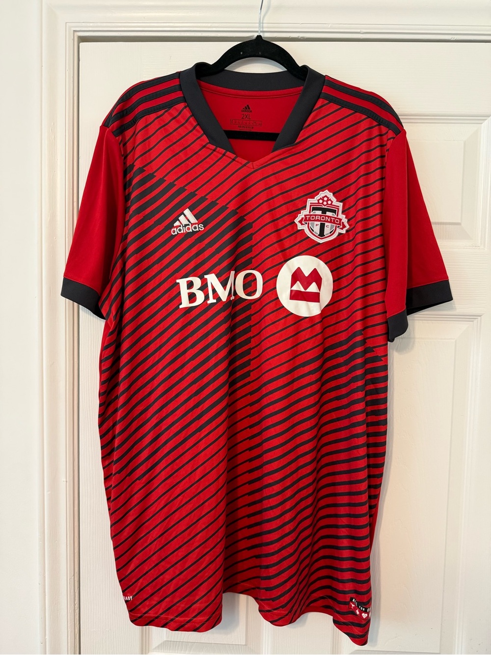 adidas Toronto FC Red and Black Men's Soccer Jersey